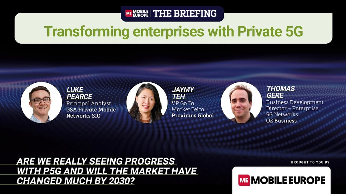 PANEL: Are We Really Seeing Progress with P5G and Will the Market Have Changed Much by 2030?