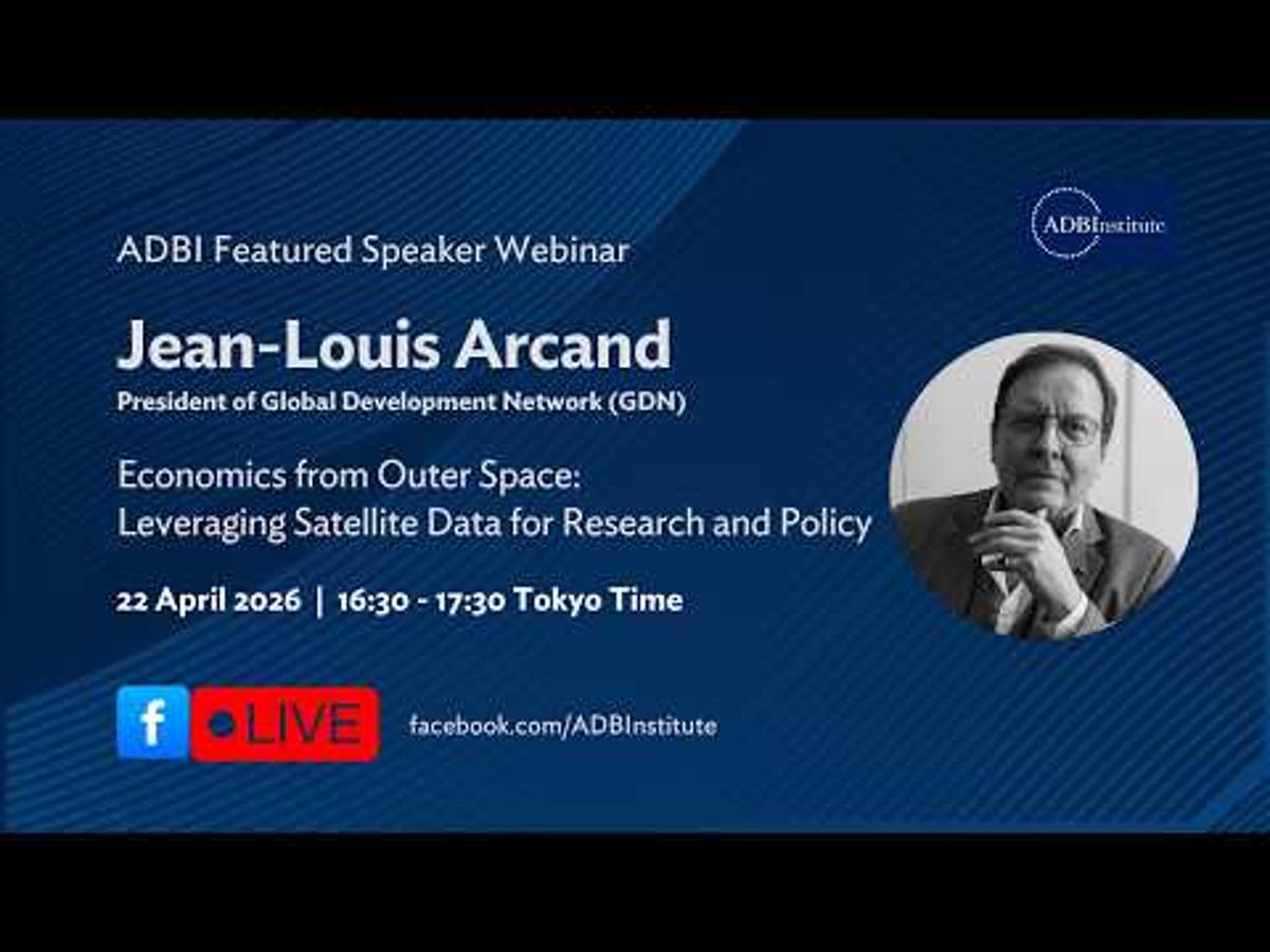 Featured Speaker Webinar with Jean-Louis Arcand: Economics From Outer Space