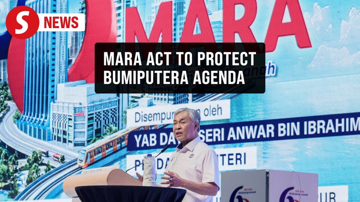 Mara Act Amendments to Serve as Legal Safeguard for Bumiputera Agenda, Says Ahmad Zahid
