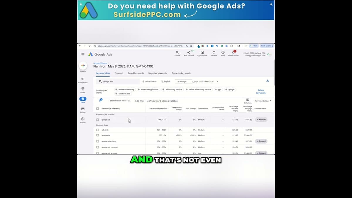 Google Keyword Planner: Your FREE Keyword Research Tool #shorts