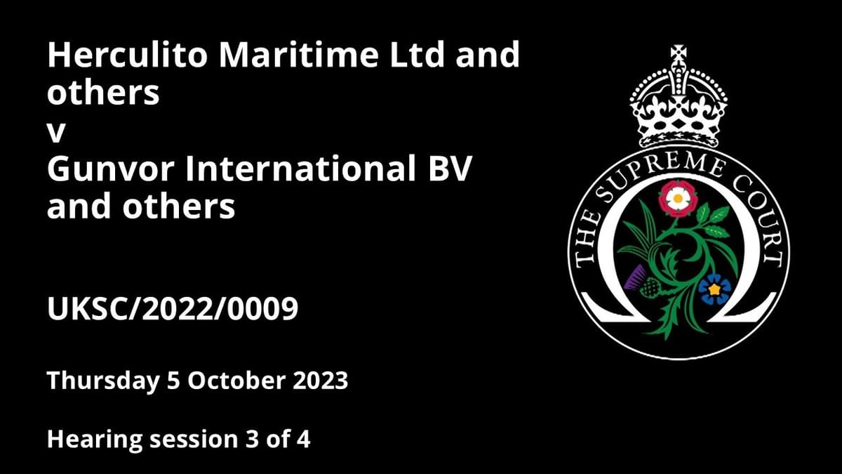 Herculito Maritime Ltd and Others v Gunvor International BV and Others