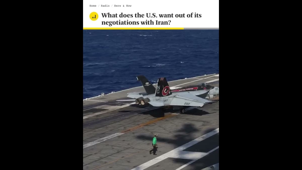 What Does the U.S. Want Out of Its Negotiations with Iran? - WBUR #internationalsecurity