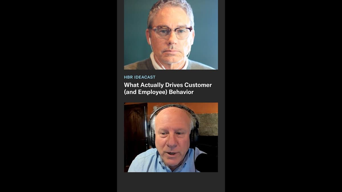 What Actually Drives Customer (and Employee) Behavior