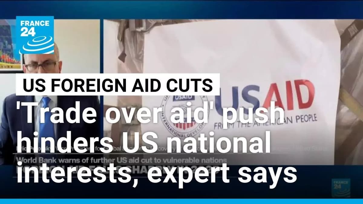 Trump Administration to Lobby Allies to Support 'Trade over Aid' Push • FRANCE 24 English