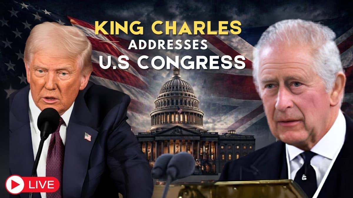 Watch LIVE: King Charles III Addresses U.S. Congress on 250th Independence Anniversary | Trump News