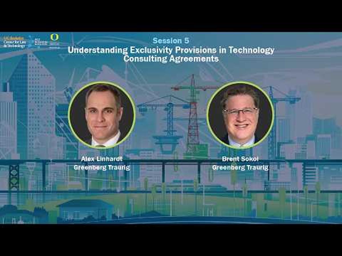 BCLT-Oregon Start-Up Series: (Session 5) Understanding Exclusivity Provisions