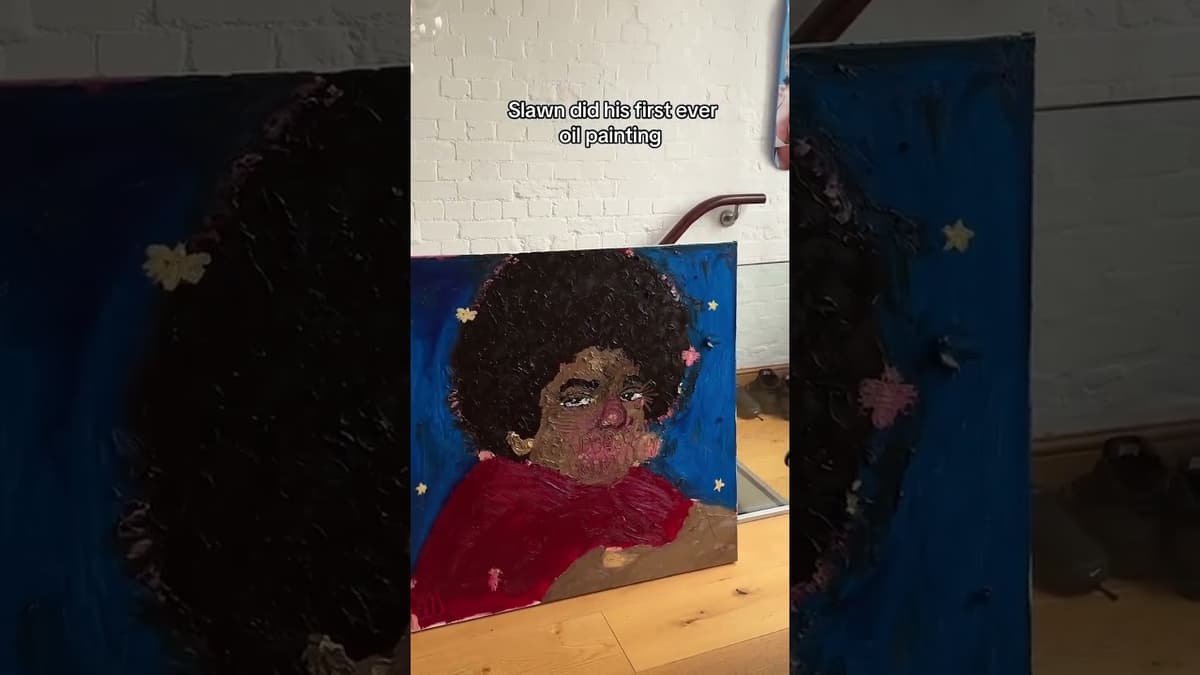 Referencing some of Michael Jackson’s Own Artwork #Slawn #artist #London #ArtTok #Michaeljackson
