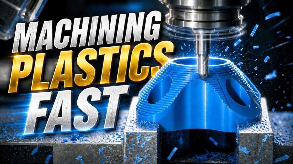 Machining Plastic 3X Faster
