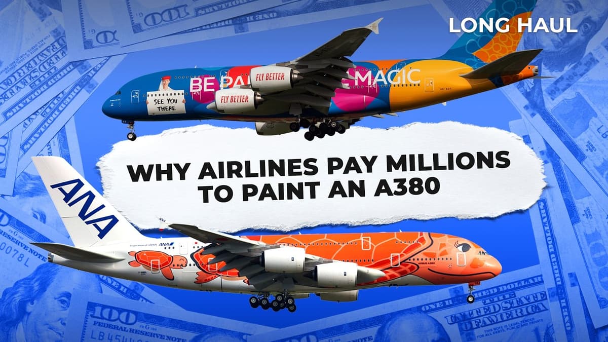Why Painting an A380 Costs Millions