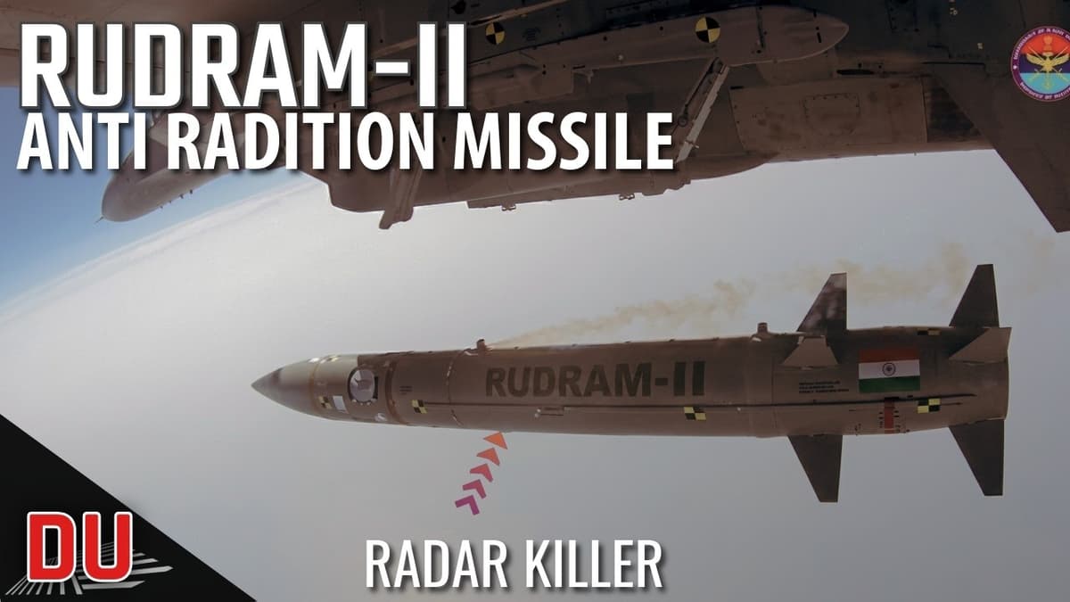 Why India’s Rudram-II Missile Is Bad News for Pakistan and China ?