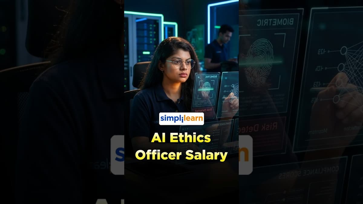 AI Ethics Officer Salary 2026 | How Much Does An AI Ethics Officer Earn? | #Shorts | #Simplilearn