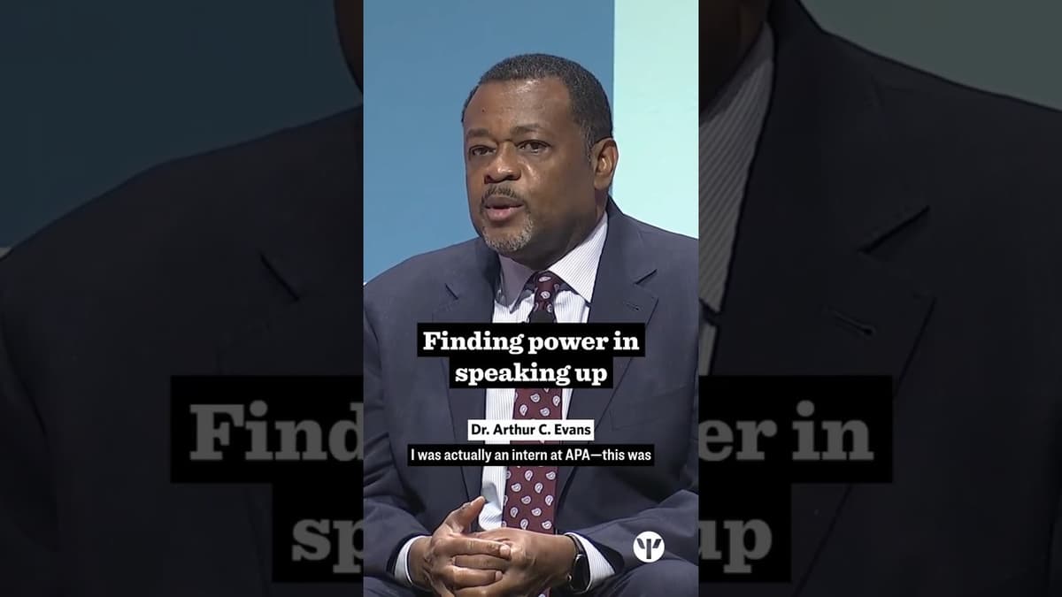 The Power of Speaking up | APA 2025 #psychology #leadership #shorts