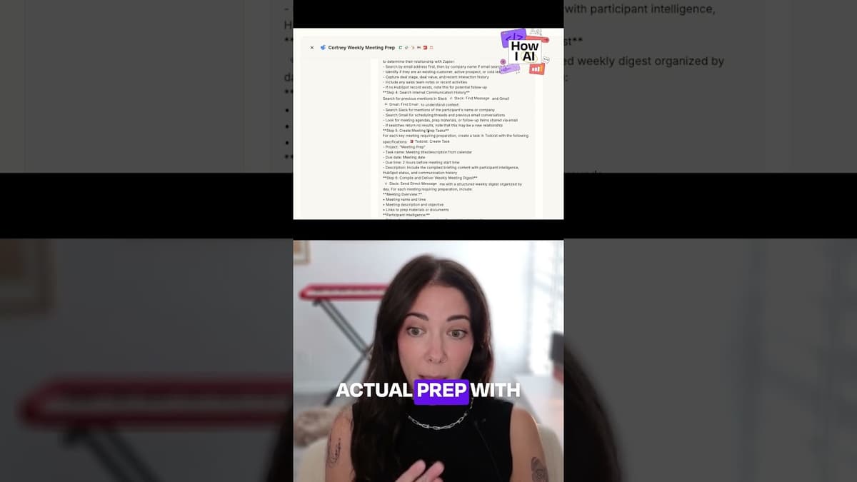 Automate Your Weekly Meeting Prep with AI Agents