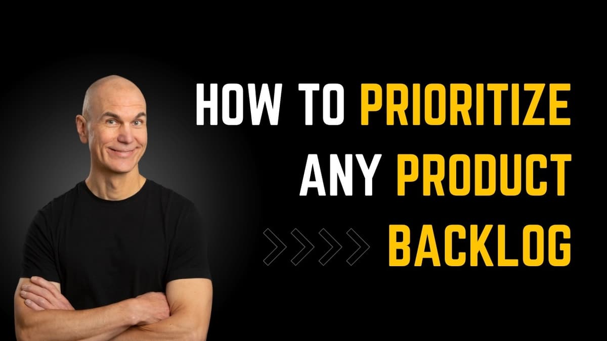 Prioritising a Product Backlog When Everything Is Equally Important