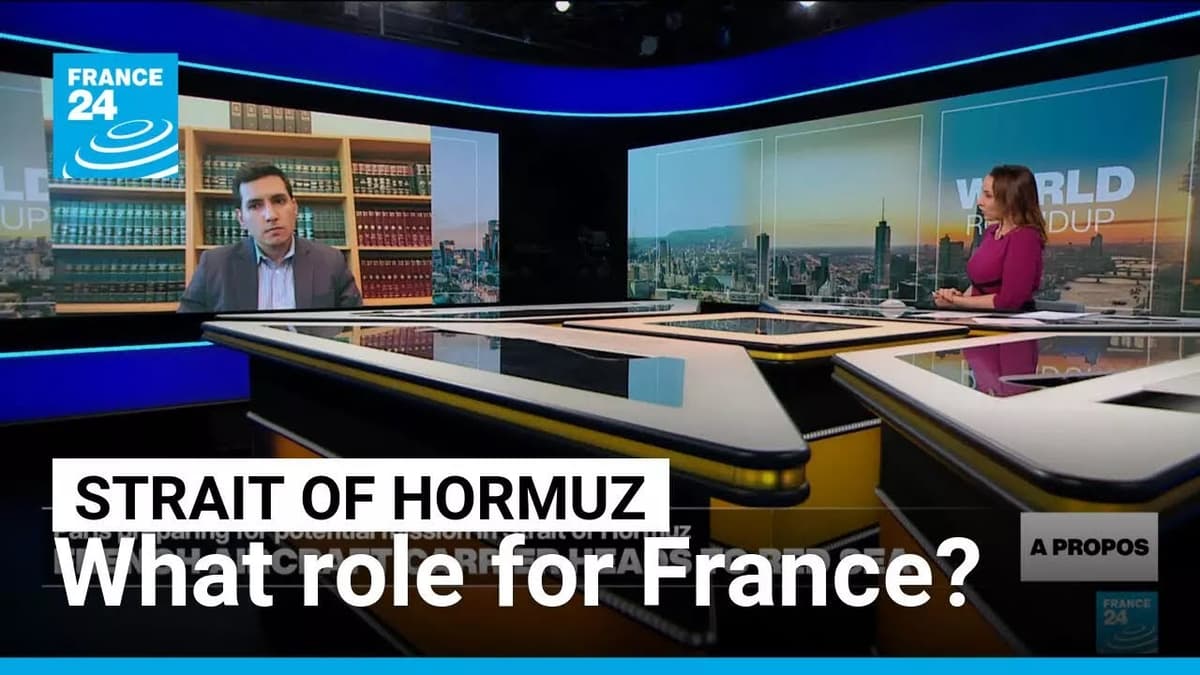 Strait of Hormuz: What Role for France? • FRANCE 24 English