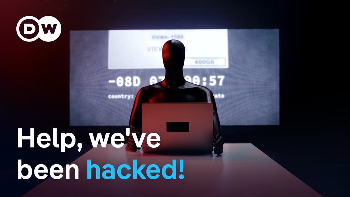 Cyberattacks, Data Encryption, Extortion - How Cybercriminals Operate | DW Documentary