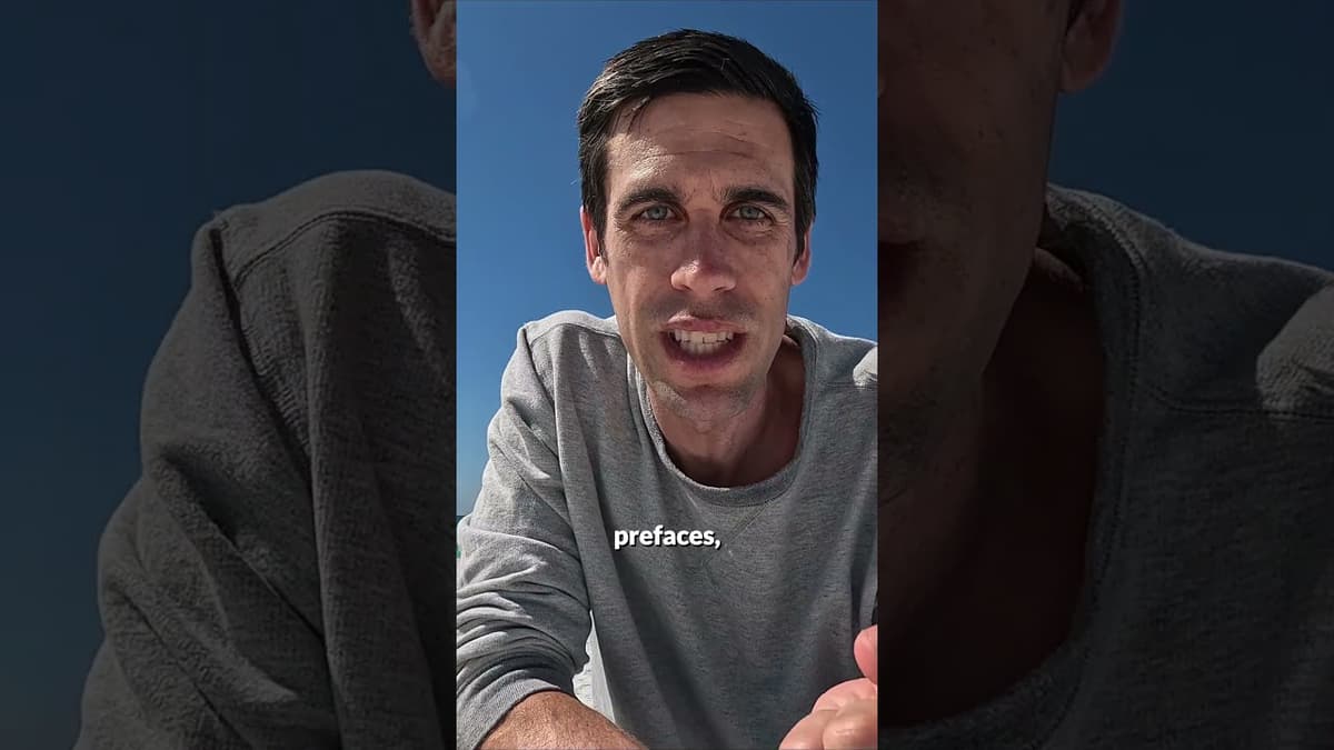 If You Have to Say It, It’s Already a Problem