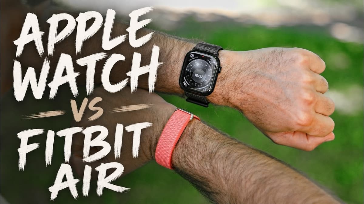 Fitbit Air vs Apple Watch: Is the $100 Tracker Actually Enough?