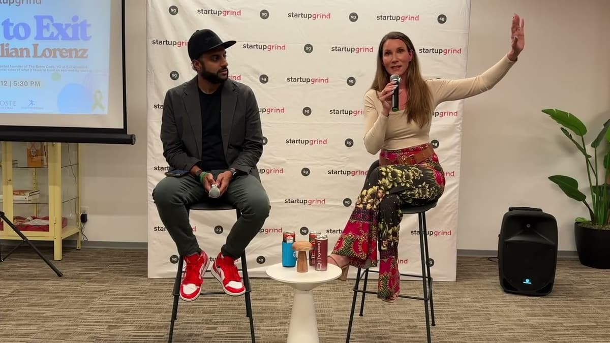 Startup Grind Chicago: Built to Exit with The Barre Code Founder Turned VC Jillian Lorenz