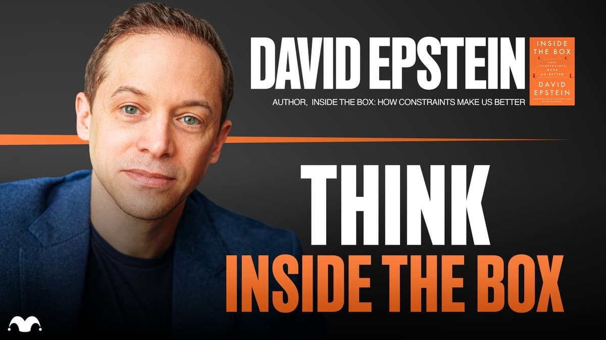 NYT Bestseller David Epstein: Why Too Much Freedom Hurts Investors—And How Constraints Win