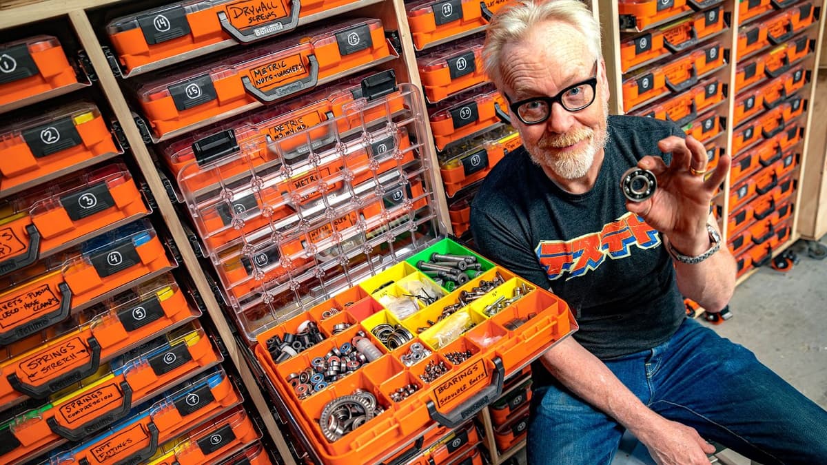 How Adam Savage Keeps Track of All of His Shop Hardware