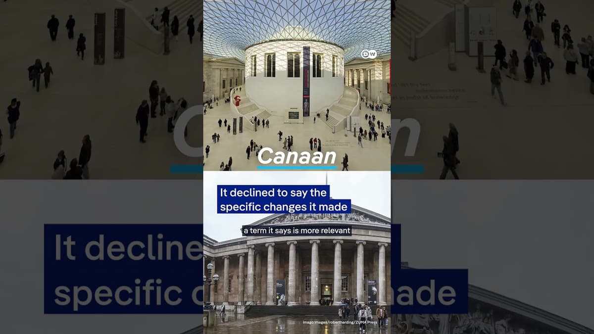 British Museum Controversy: Did It Remove 'Palestine'? | DW Shorts