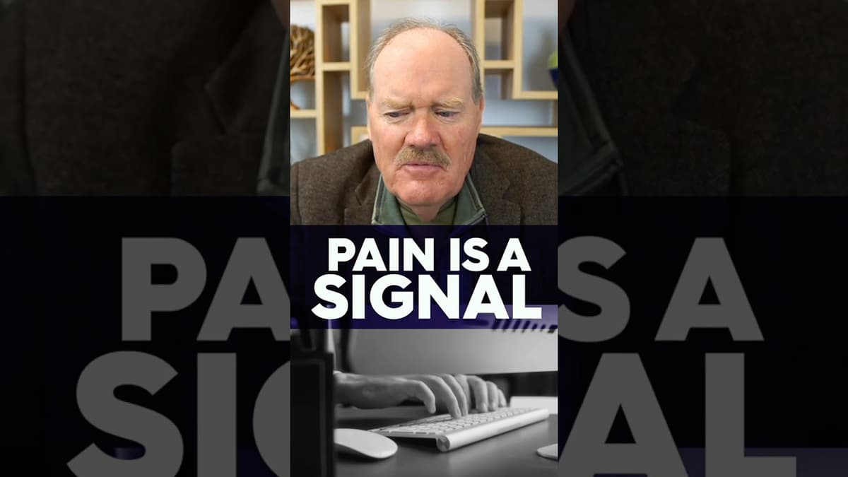 Pain Is a Sign for Change