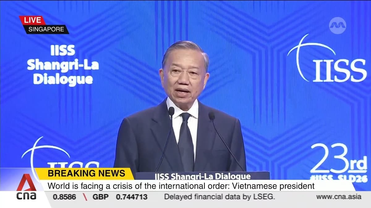 Shangri-La Dialogue: Vietnam's To Lam Warns of Three Global Crises in Keynote Speech