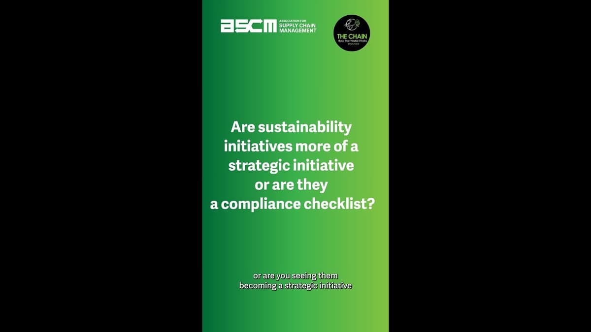 Driving Value From Sustainability