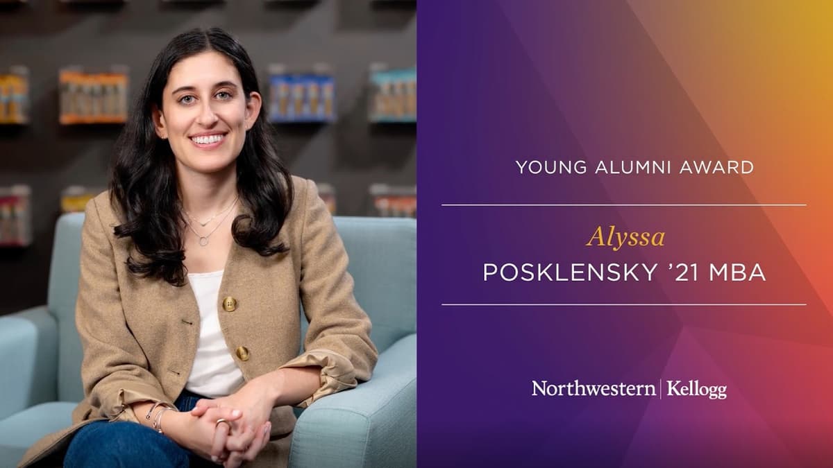 Alyssa Posklensky ’21 MBA | Redefining What It Means to Give Back