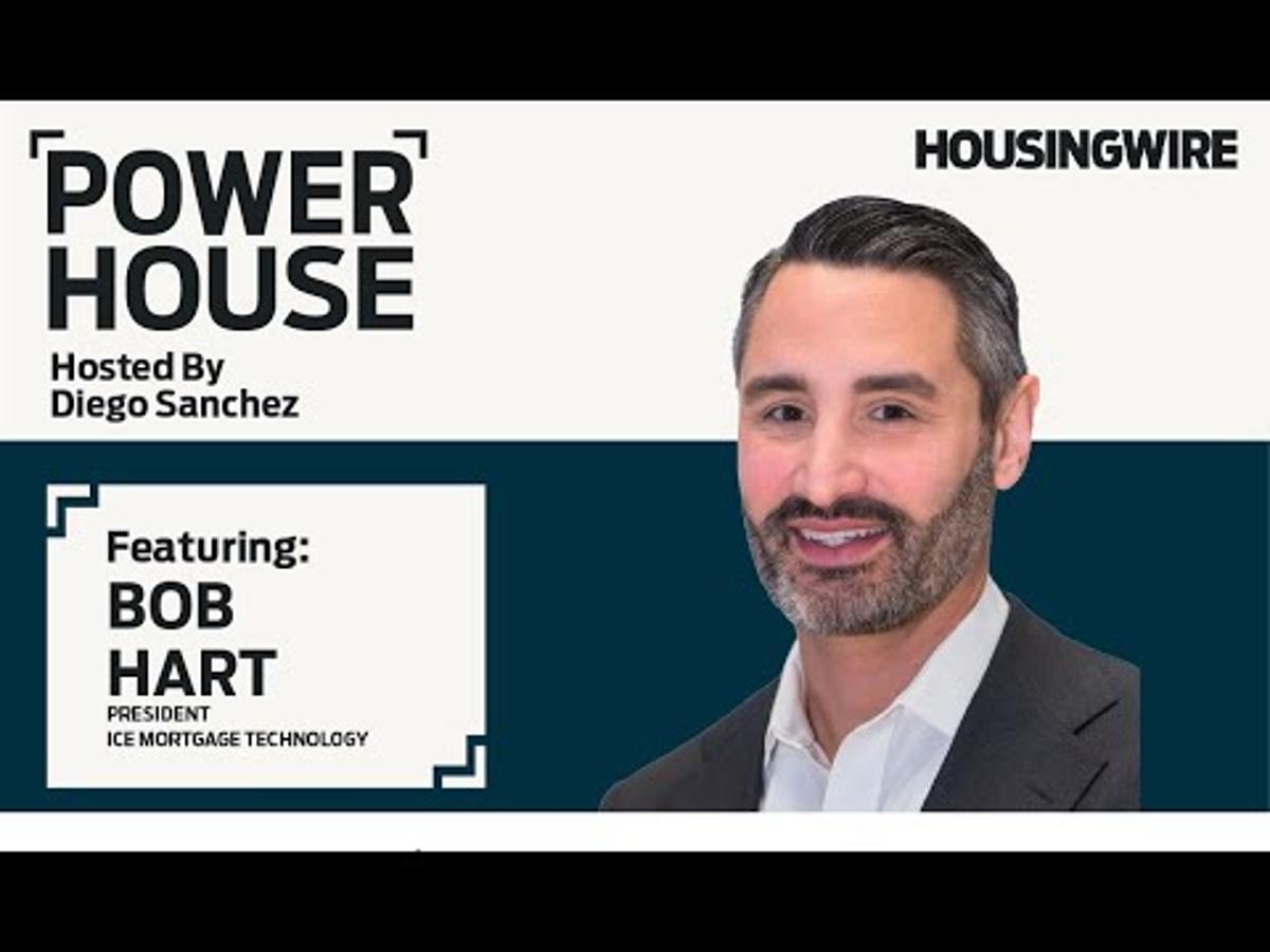 Bob Hart: Inside ICE’s Vision for the Future of Mortgage Technology