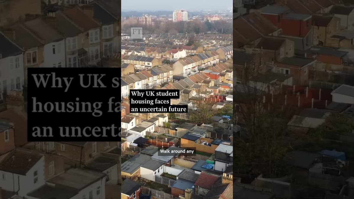Why UK Student Housing Faces an Uncertain Future | FT #shorts