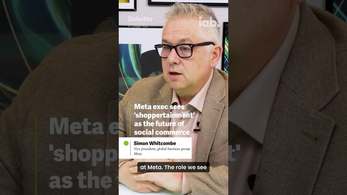‘Shoppertainment’ in Advertising: Meta on the Rise of Social Commerce | Deloitte Insights