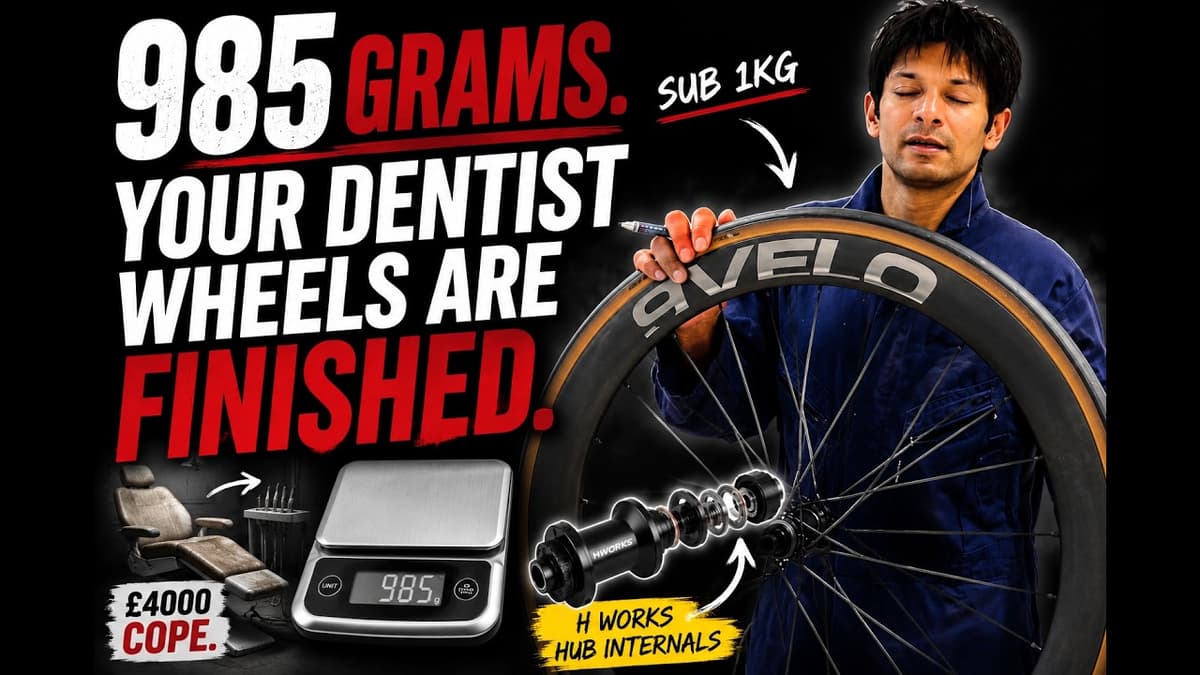 985 Grams. Your Dentist Wheels Are Finished. A Masterclass in RotorDynamics 9Velo Extreme