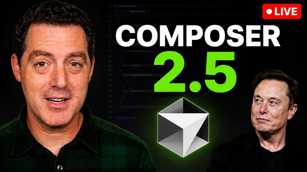 Composer 2.5 and I INTERVIEWED THE CEO OF ALPHABET