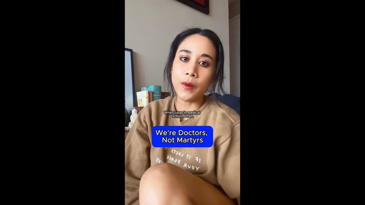 We're Doctors, Not Martyrs