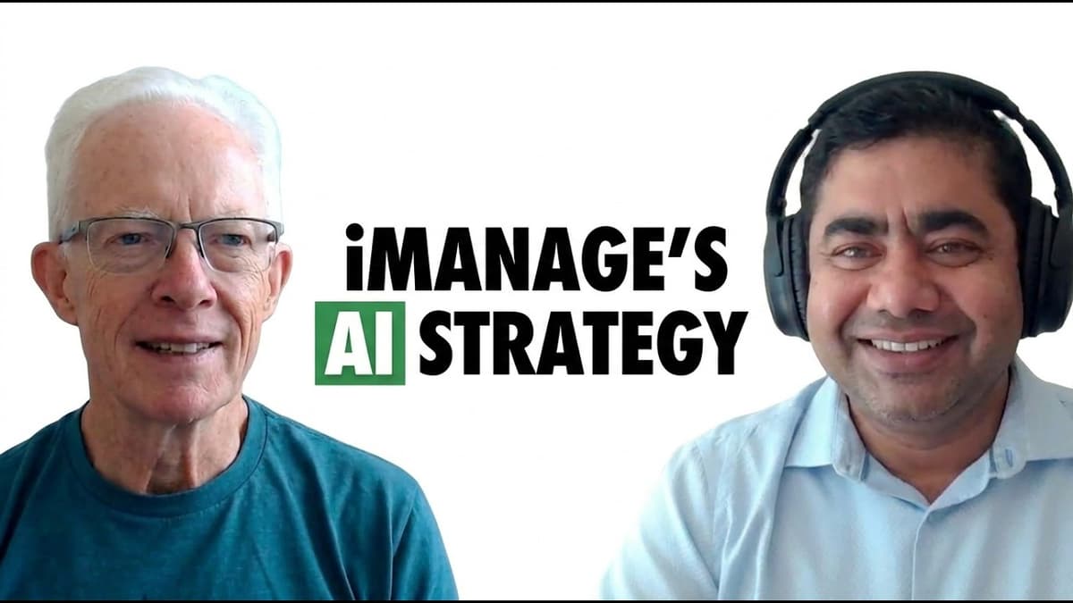 Context Is Everything: CEO Neil Araujo on iManage's AI Strategy