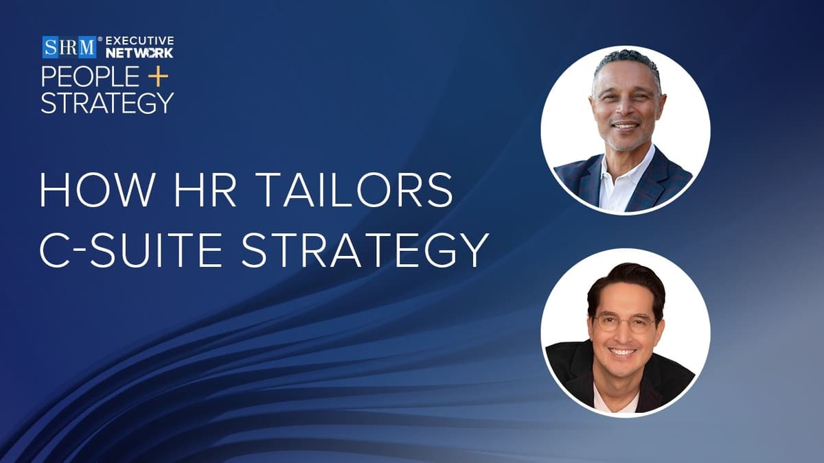 Tailoring HR Strategy: A CPO's Role in Fashioning C-Suite Success