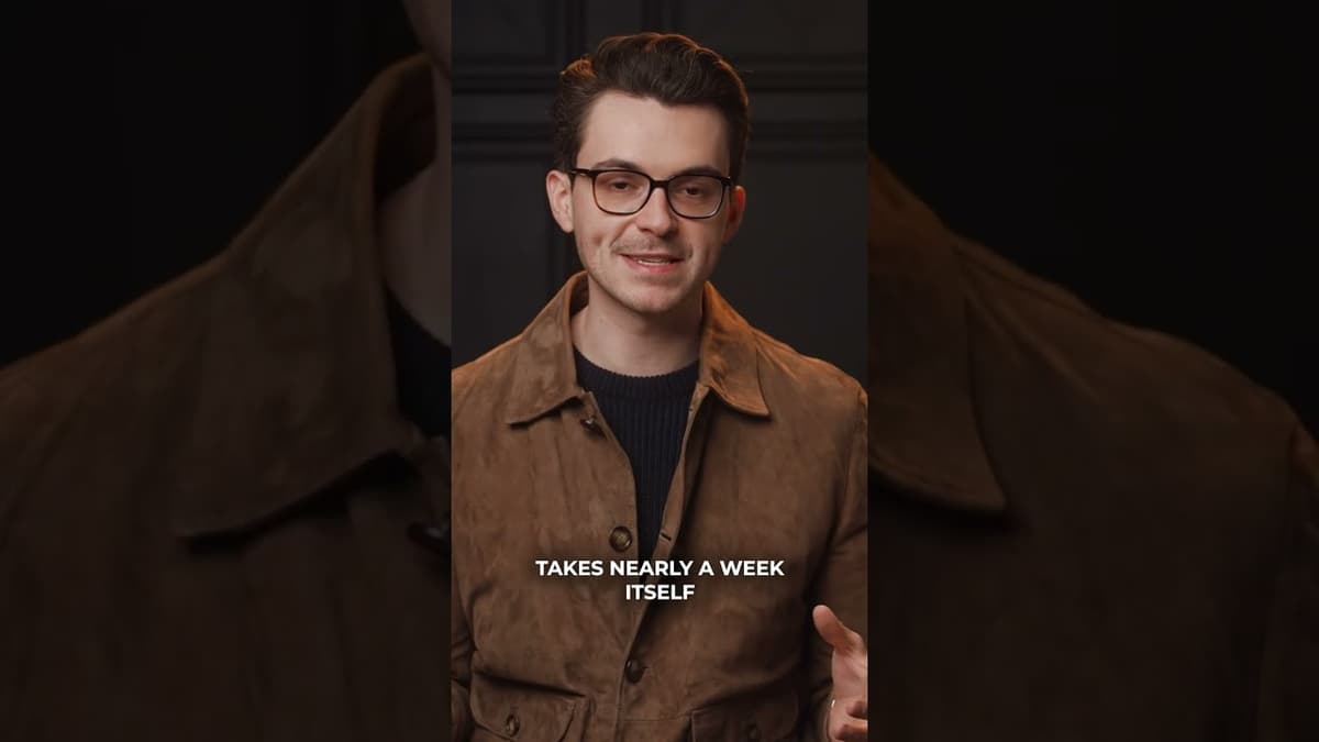 It Takes A Watchmaker Over A Day to Shape This Spring