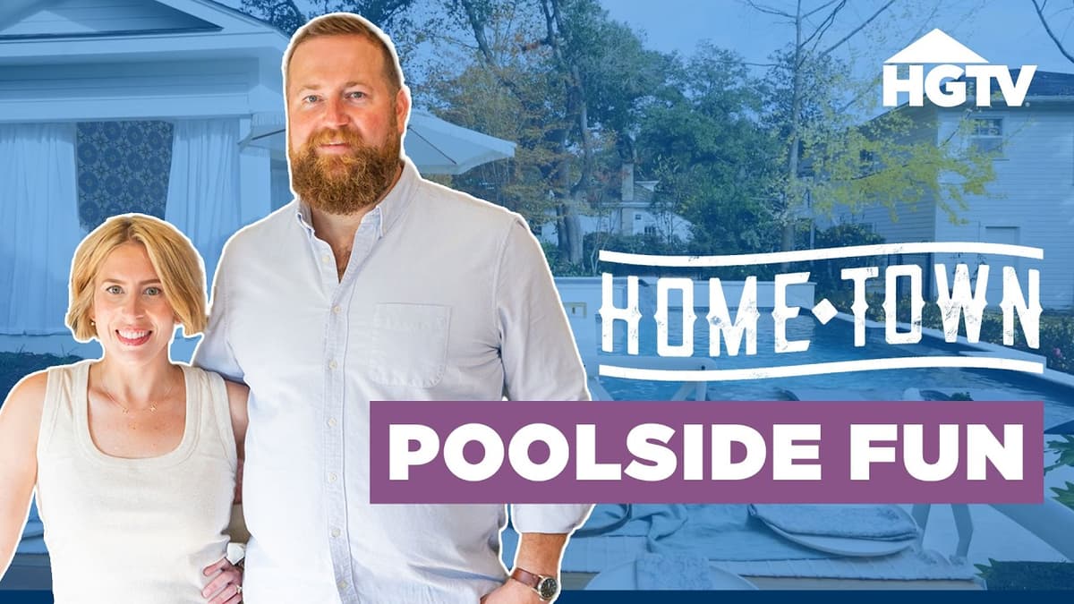 Creating a Poolside Oasis - Full Episode Recap | Home Town | HGTV