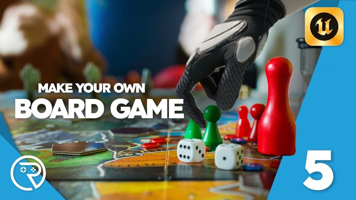 Unreal Engine 5 Tutorial -  Make Your Own Board Game Part 5: Rolling Dice