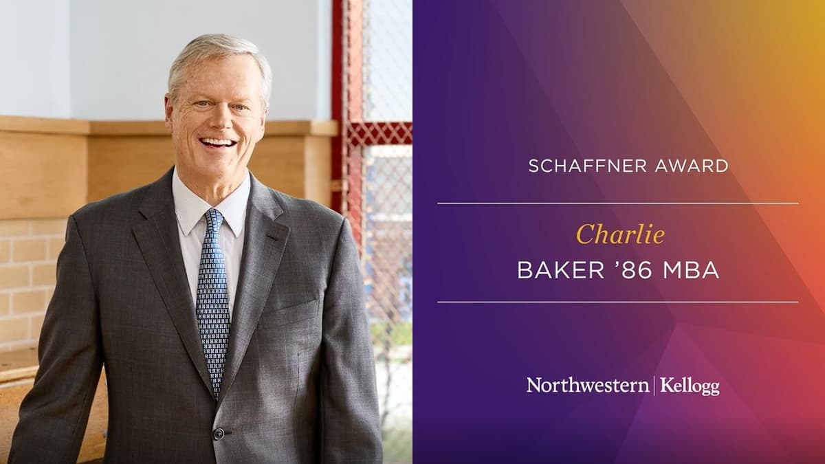 Charlie Baker ’86 MBA | Leadership as a Team Sport