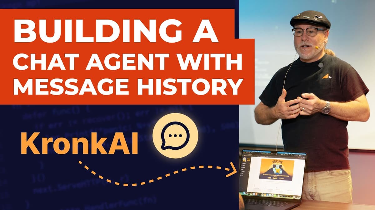 Kronk AI: Building a Basic AI Chat Agent with Message History Pt. 1