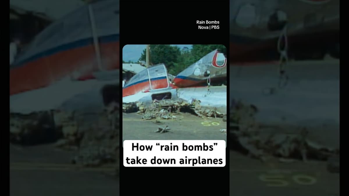 How “Rain Bombs” Take Down Airplanes #weather #airplane #wind