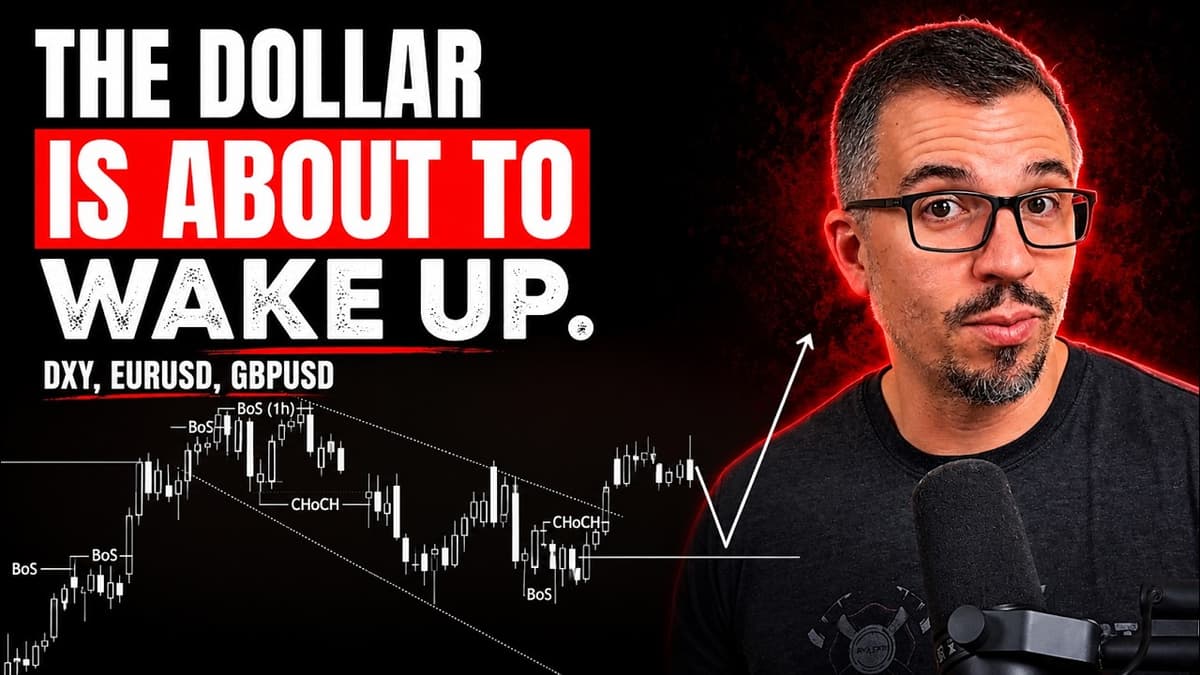 The Dollar Is About to Wake Up: DXY, EURUSD, GBPUSD