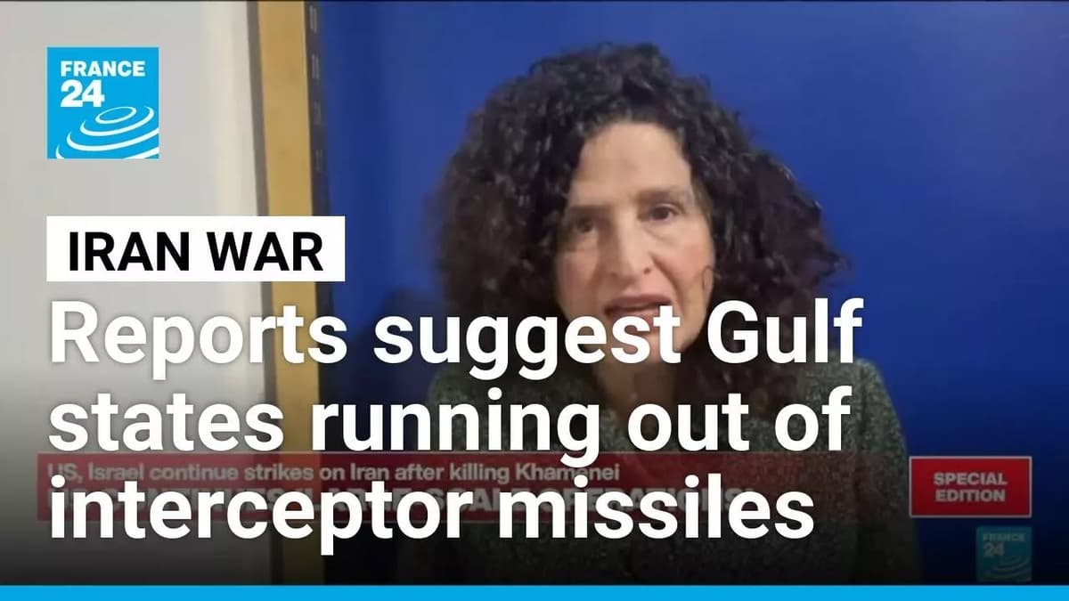 Reports Suggest Gulf States Running Out of Interceptor Missiles • FRANCE 24 English