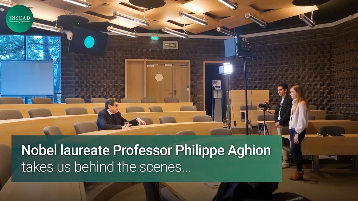 Inside the INSEAD Classroom with Professor Philippe Aghion