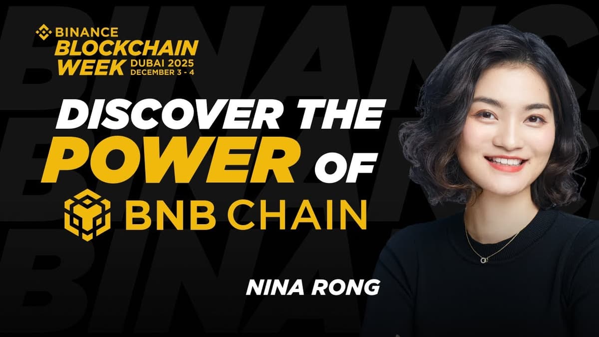 Why BNB Chain Is Here To Stay | Nina Rong: Architecting Discovery with Users, Products, Liquidity