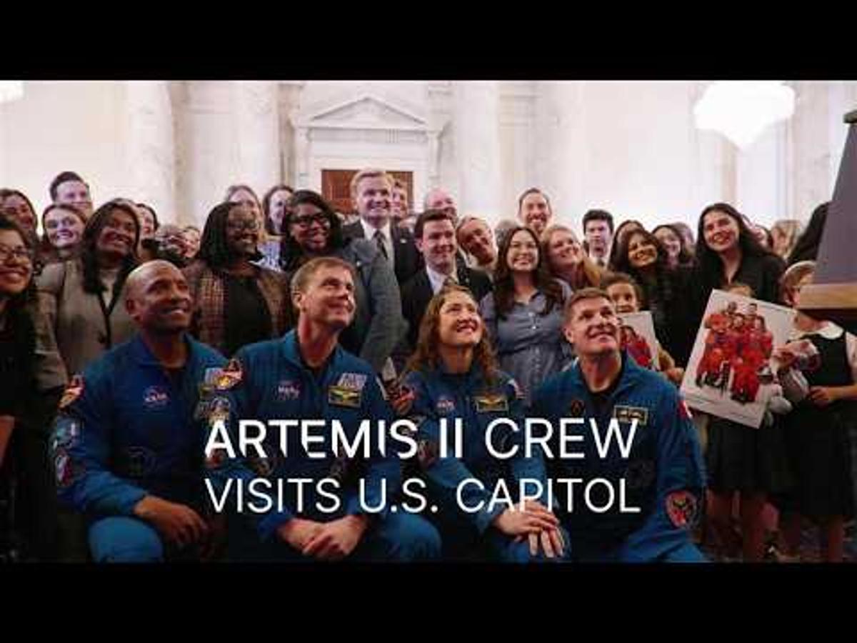 NASA's Artemis II Crew Visits the U.S. Capitol