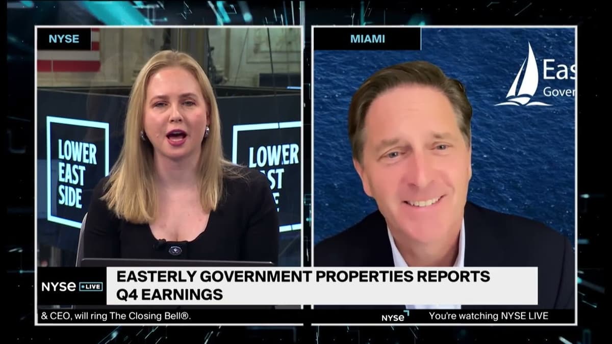 Easterly CEO Darrell Crate Q4 Earnings Show ‘Continued Ability to Execute’